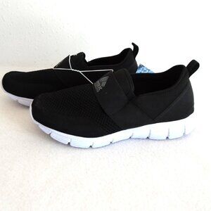 RBX Howie Slip On Sneaker Men's Size 9 Black Training Shoes Athletic Active